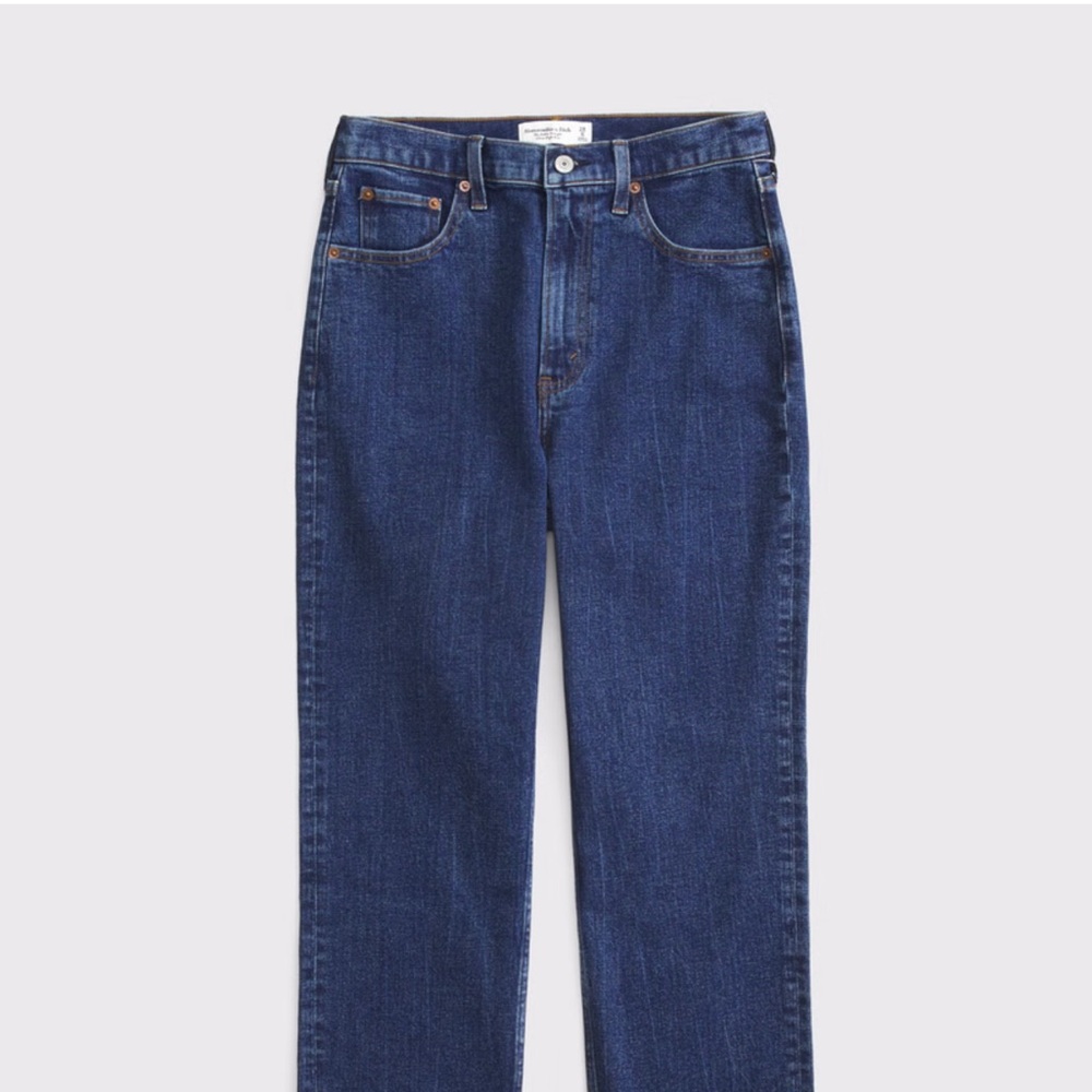 Abercrombie & Fitch Dark Blue Straight Jeans